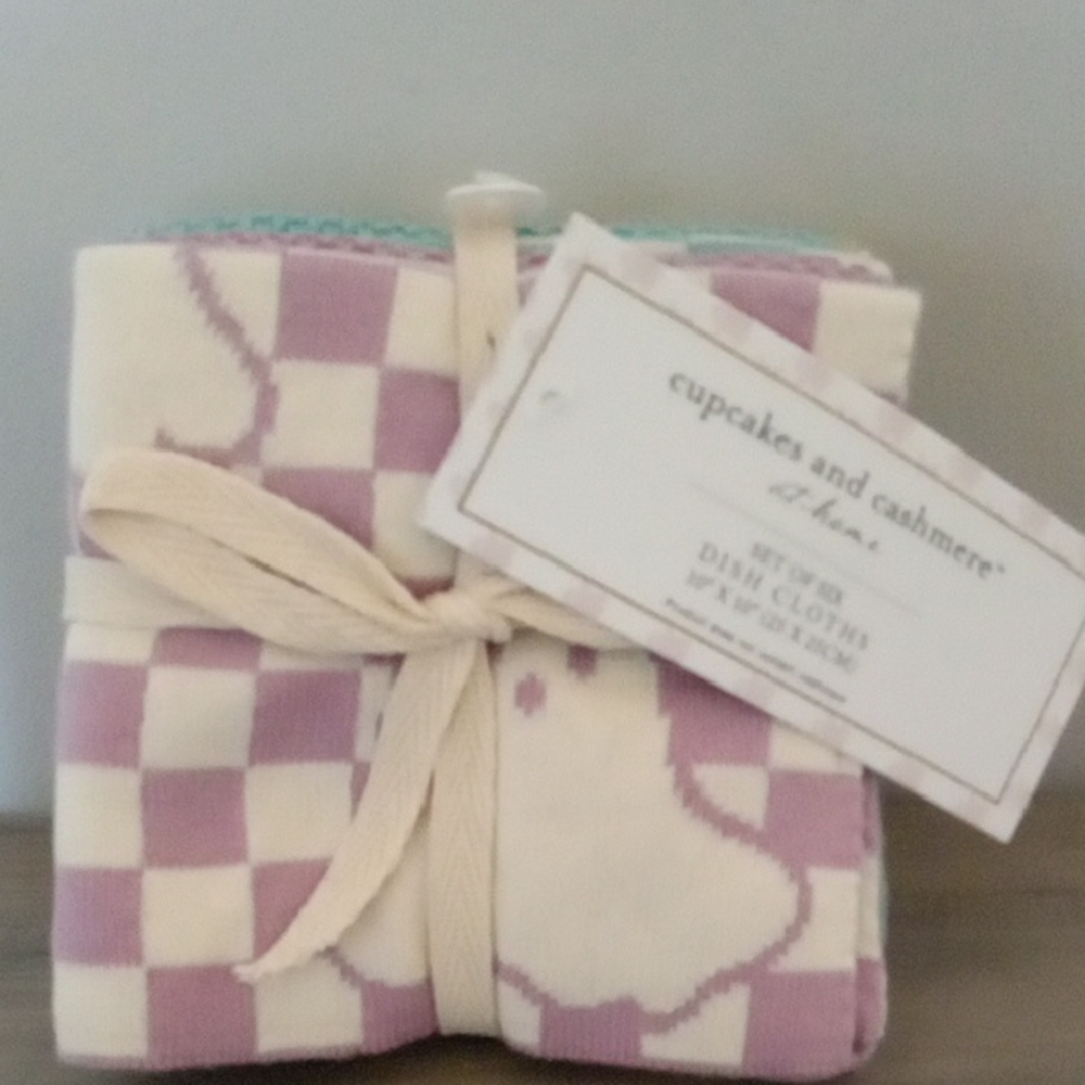 Cupcakes & Cashmere Halloween Dish Cloth Set 👻👻👻👻